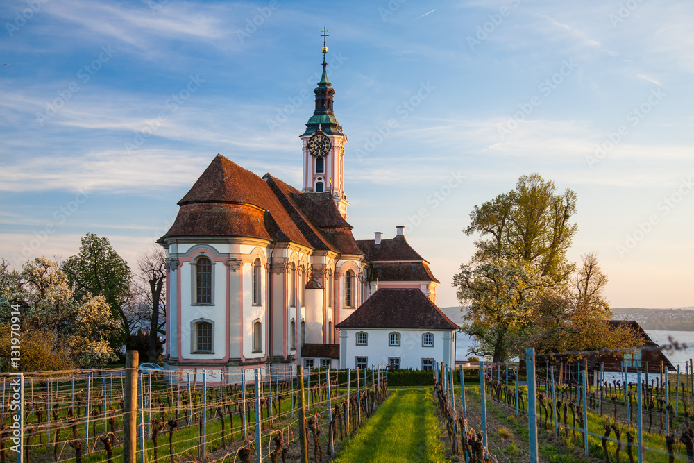 Fototapeta premium Klosterkirche Brinau am Bodensee