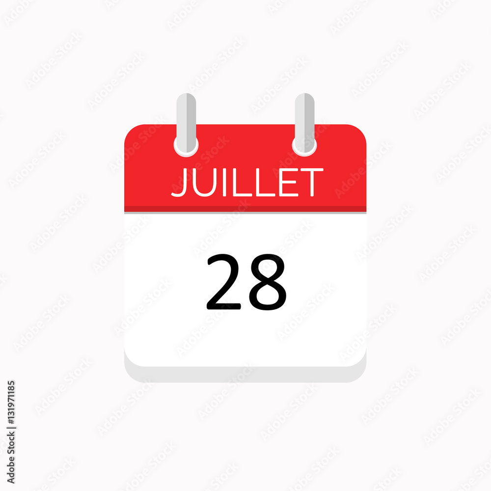 icone rouge à spirale calendrier