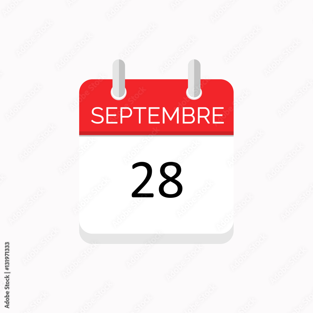 icone rouge à spirale calendrier icone rouge à spirale calendrier
