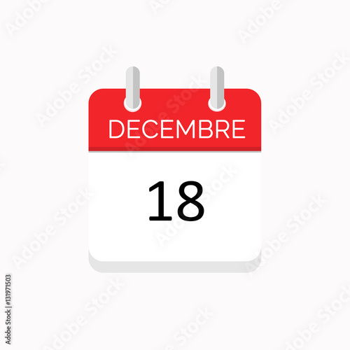 icone rouge à spirale calendrier