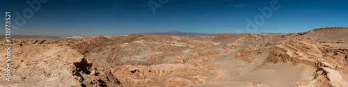 Panorama of the Atacama desert