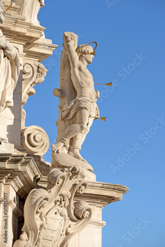Plakat Holy Trinity Column, Budapest, Hungary