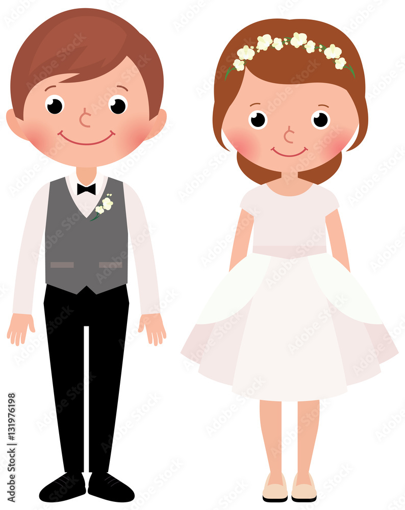 Happy couple newlyweds bride and groom Happy couple newlyweds bride and groom