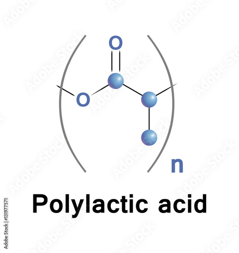 Polylactic acid or polylactide is a biodegradable and bioactive thermoplastic aliphatic polyester derived from renewable resources, such as corn starch, tapioca roots, chips, starch, or sugarcane. photo