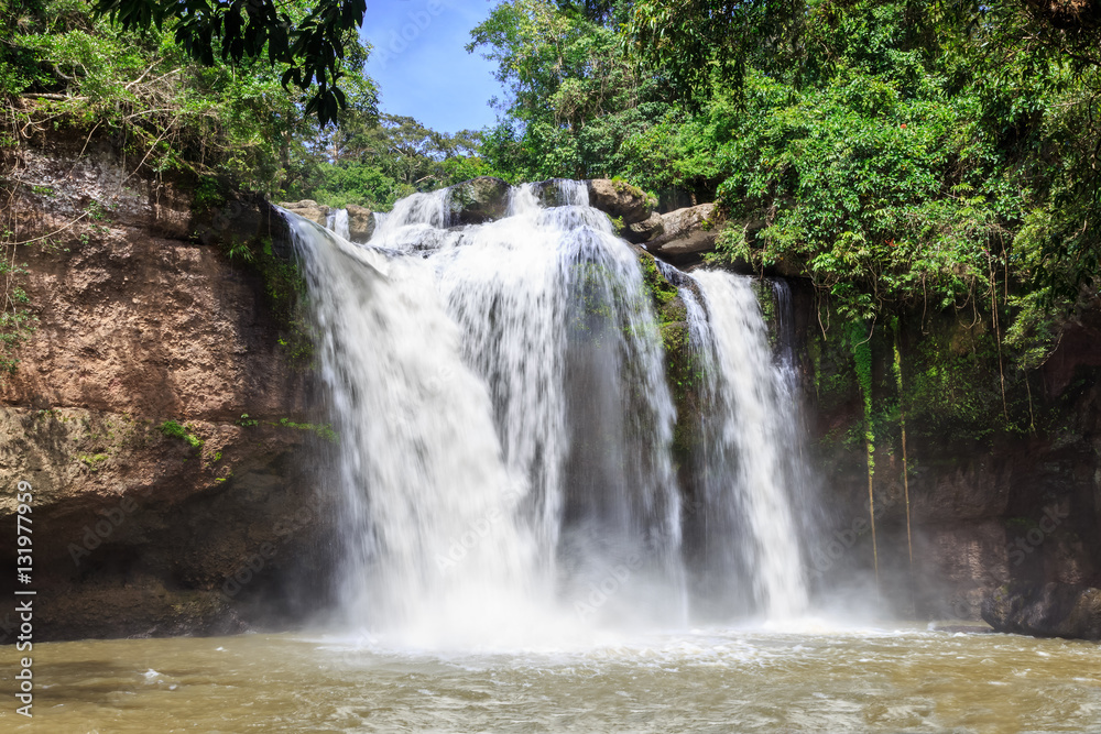 Haew suwat waterfall, khao yai national park, Thailand