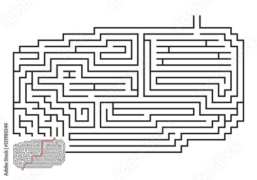 Vector Maze with Answer 26