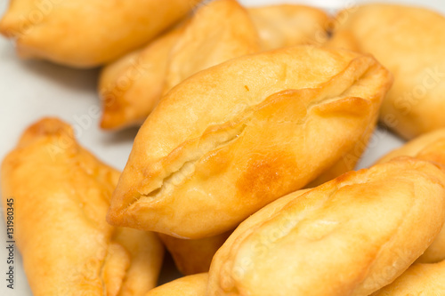 cakes fried in a pan