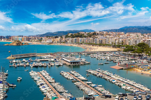 Panoramic view of Blanes