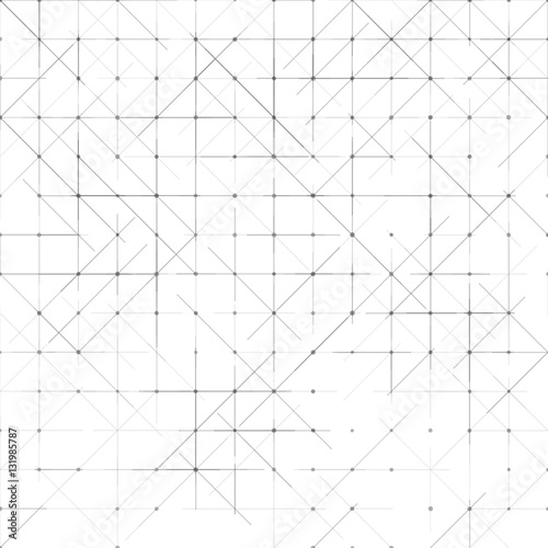 Geometric simple minimalistic background. Triangles dotted pattern. Vector illustration