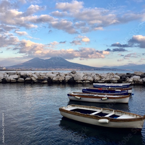 Napoli  il golfo ed il Vesuvio