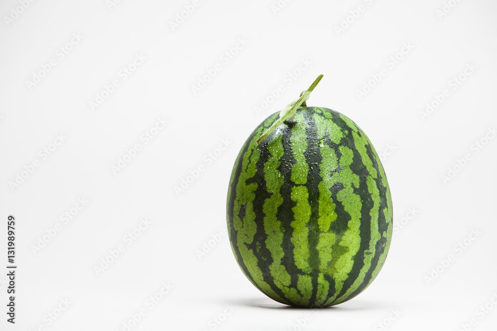 Big ripe fresh Watermelon isolated on a white Big ripe fresh Watermelon isolated on a white