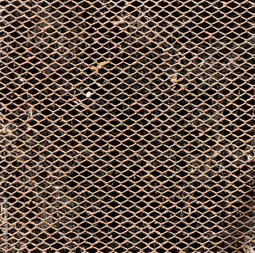 Wallpaper Mural old metal grid as a background Torontodigital.ca