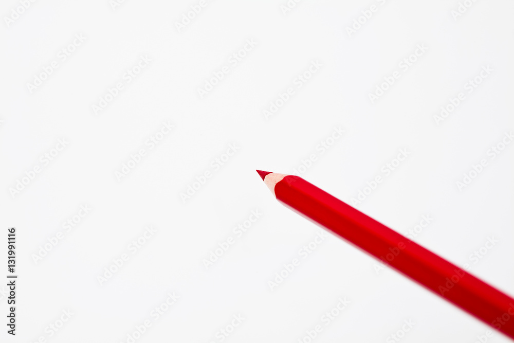 Red pencils to point direction Red pencils to point direction
