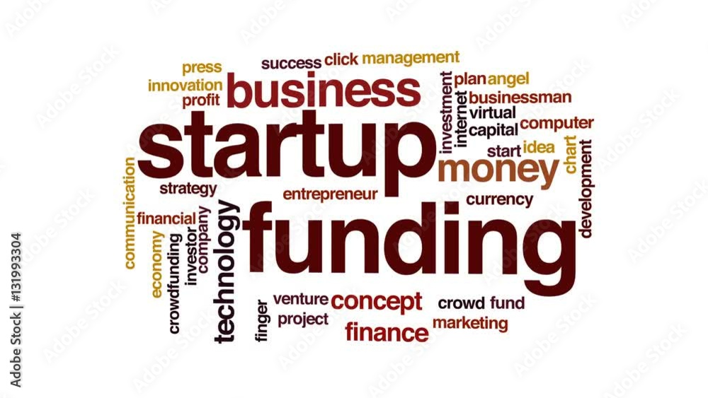Startup funding animated word cloud. Startup funding animated word cloud.