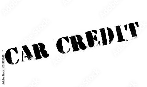 Car Credit rubber stamp. Grunge design with dust scratches. Effects can be easily removed for a clean, crisp look. Color is easily changed.