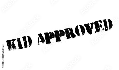 Kid Approved rubber stamp
