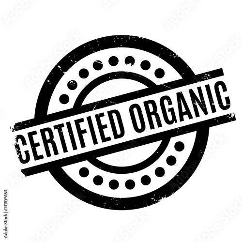 Certified organic rubber stamp. Grunge design with dust scratches. Effects can be easily removed for a clean, crisp look. Color is easily changed.