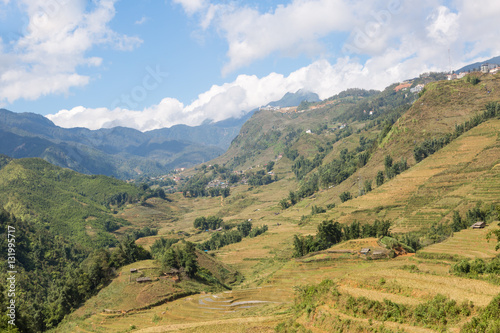 Sapa valley in Vietnam