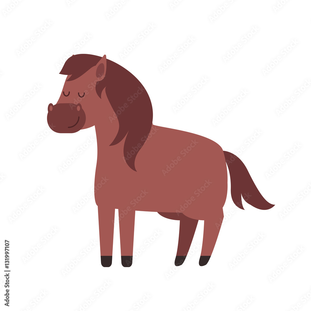 Horse breed vector.