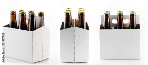 Платно Six bottles of beer in cardboard carrier