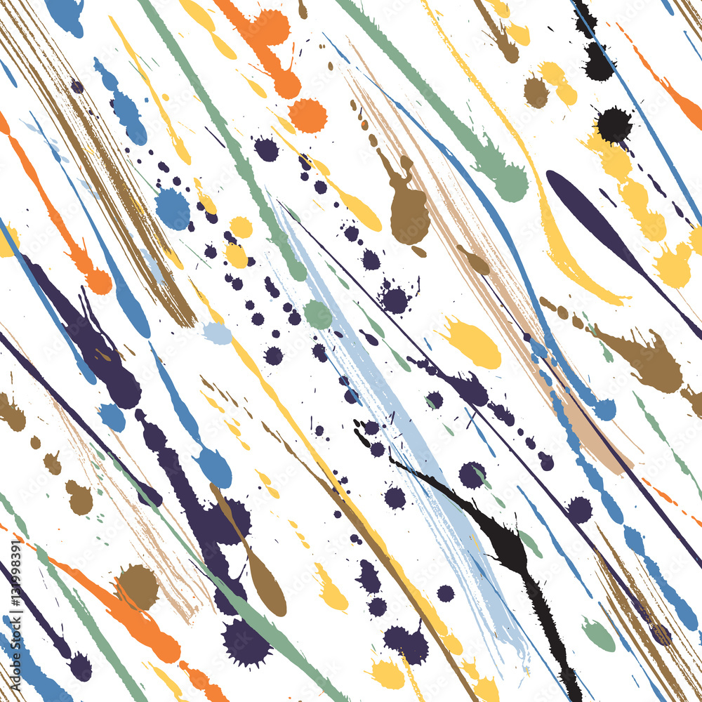 Streaky paint seamless tile vector de Stock Adobe Stock