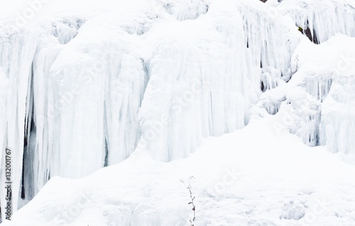 White Ice - water frozen over rock.