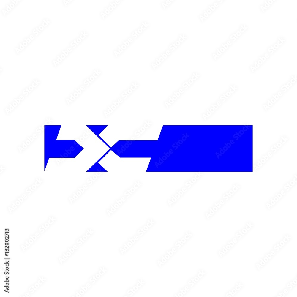 X letter vector logo (sign, symbol, icon, design element) X letter vector logo (sign, symbol, icon, design element)