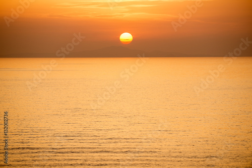 Fototapeta Naklejka Na Ścianę i Meble -  生月島から沈む夕陽