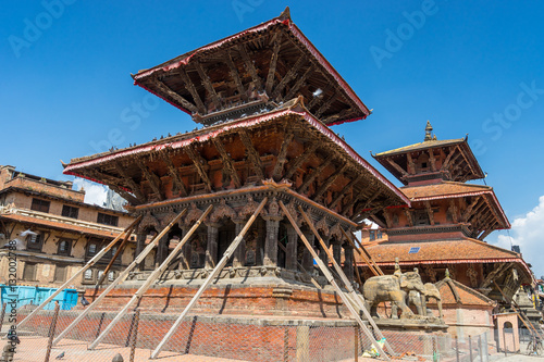 Vishwanath Temple reconstruction at Patan dubar square, Kathmand