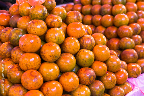 Orange in the market