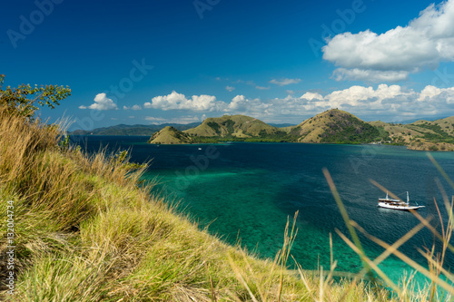Coral bay in Komodo National Park, Flores, Indonesia. photo