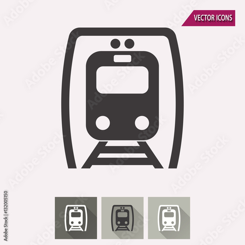 Metro - vector icon.