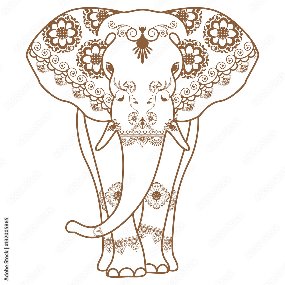 Henna Elephant