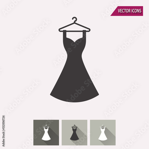 Dress - vector icon.