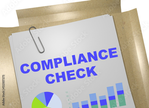 Compliance Check - business concept