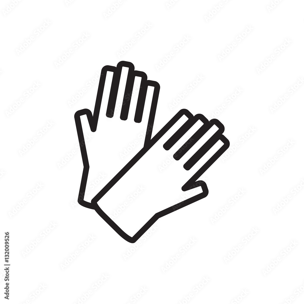 gloves icon illustration gloves icon illustration