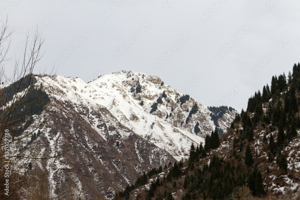 snow-covered mountain peak