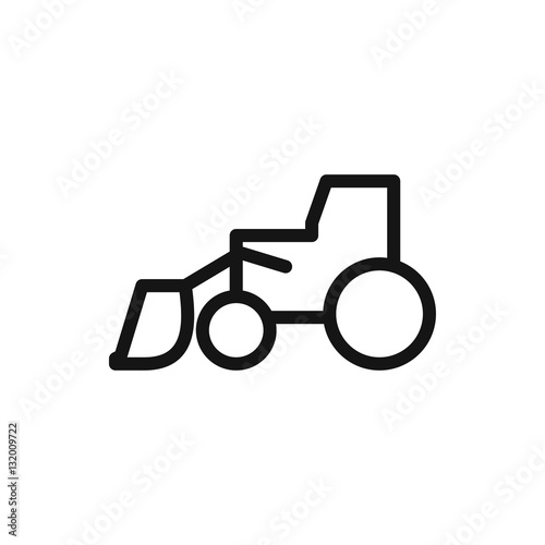 excavator icon illustration