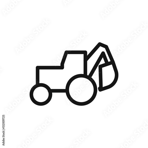 excavator icon illustration