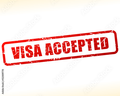 visa accepted text buffered