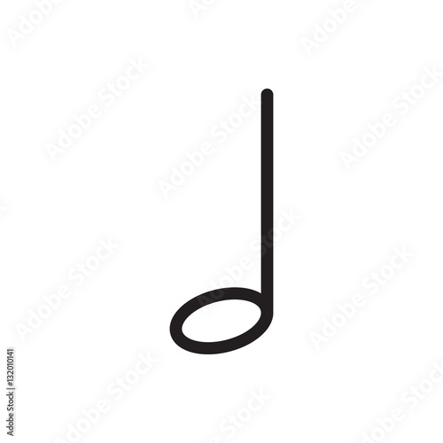 music note icon illustration