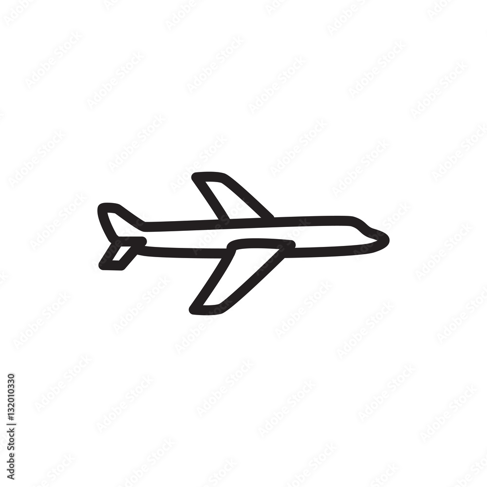 plane icon illustration