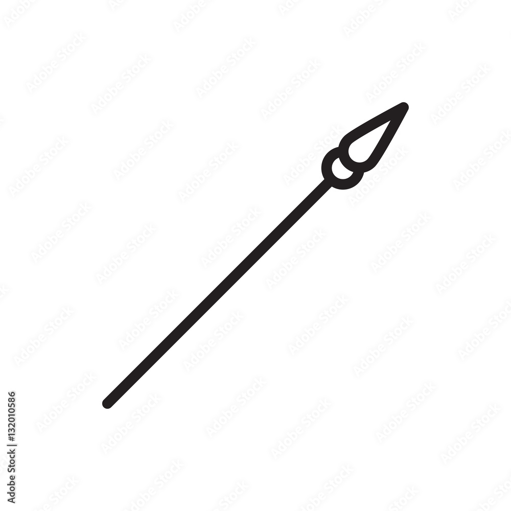 spear icon illustration spear icon illustration