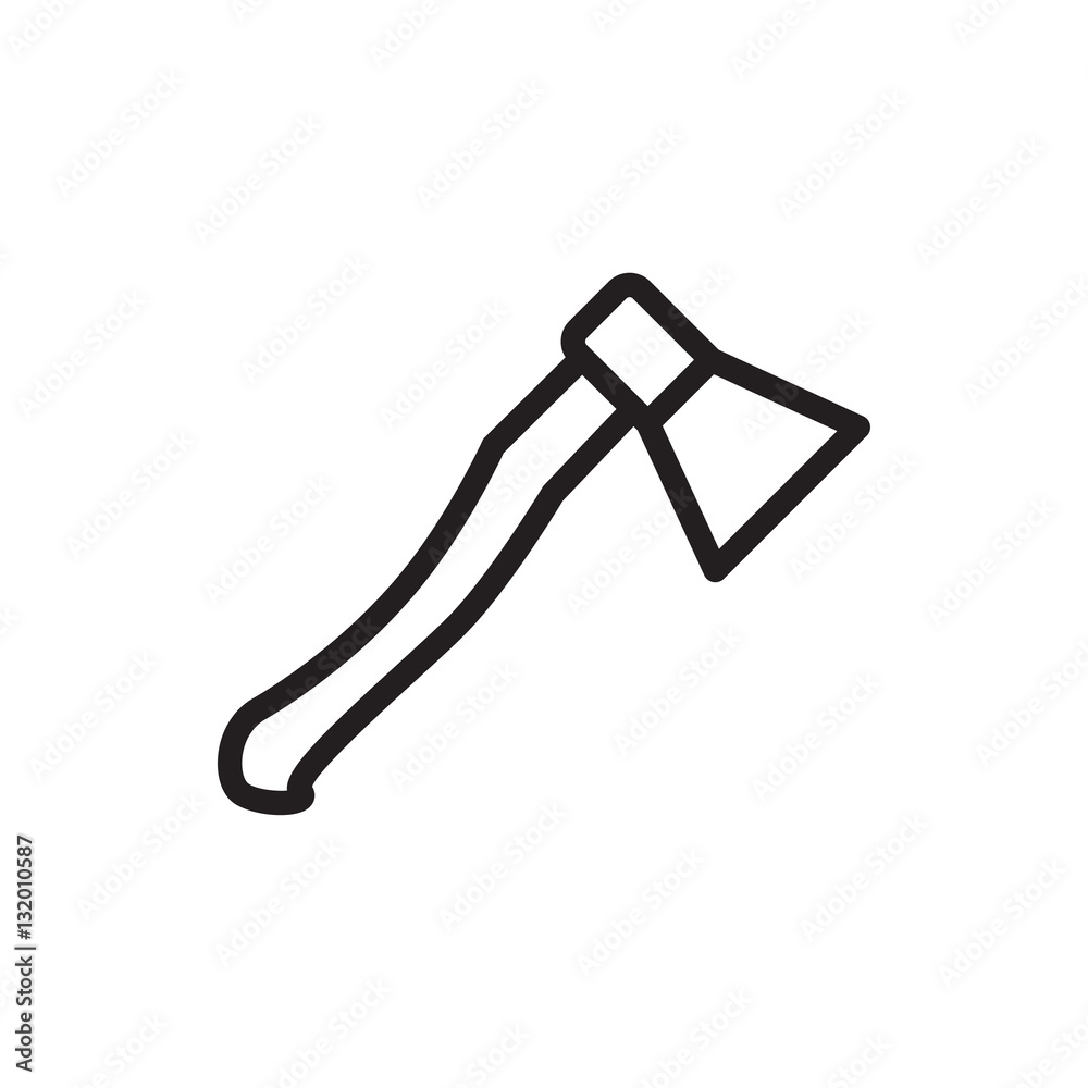 axe weapon icon illustration axe weapon icon illustration