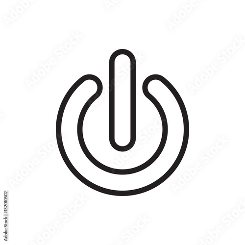switch off icon vector