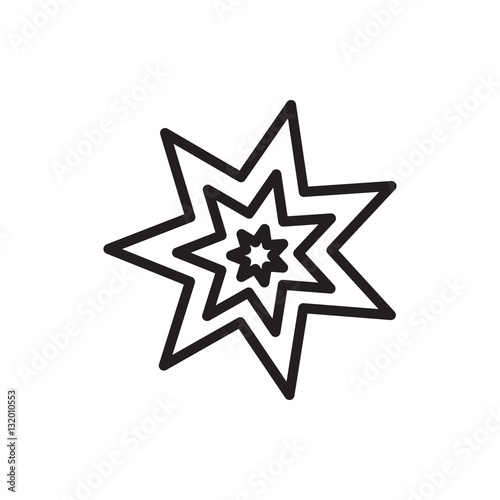 explosion icon illustration