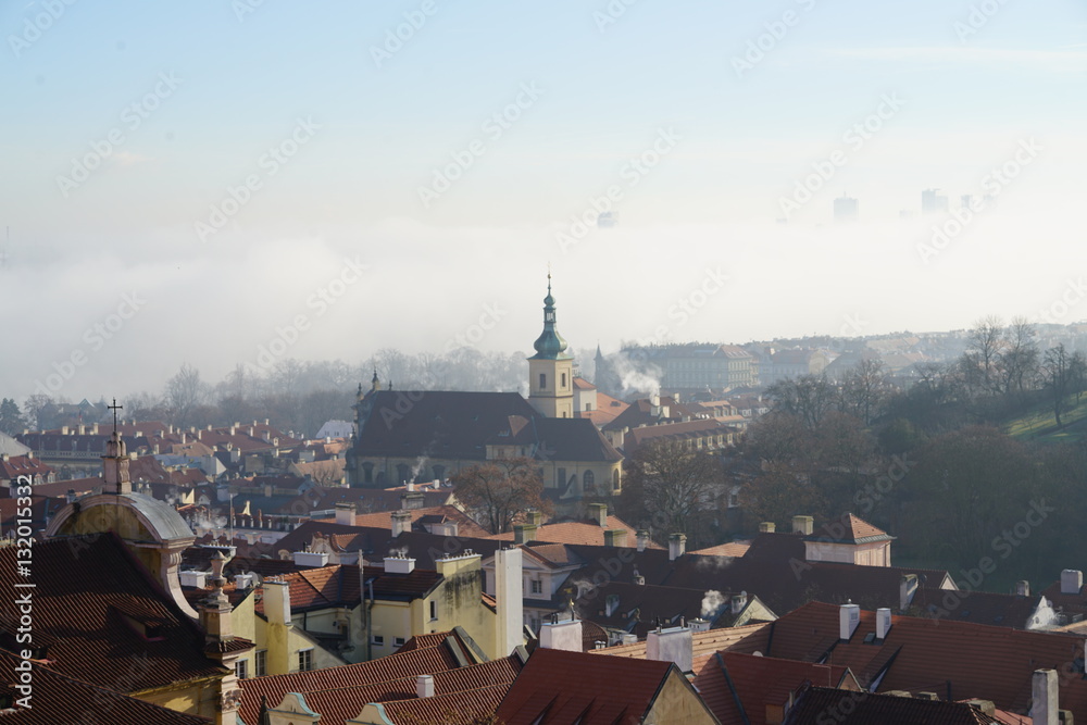 Obraz premium sky to Prague