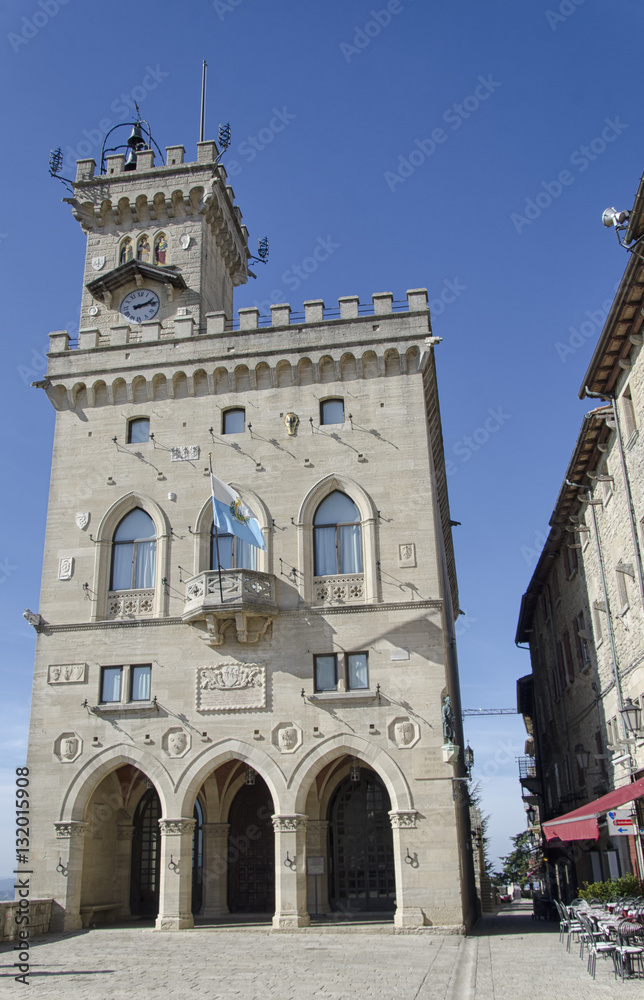 The Town hall of San Marino