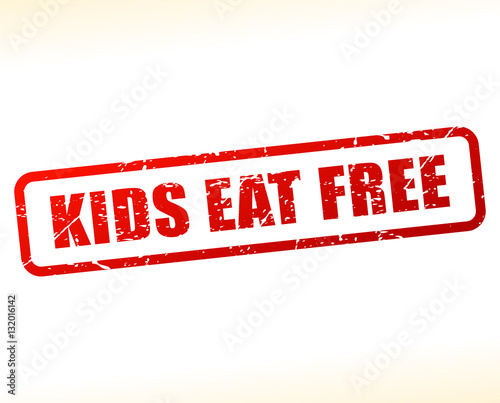 kids eat free text buffered