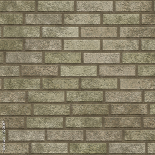 Bricks wall. Digital artwork creative graphic design.